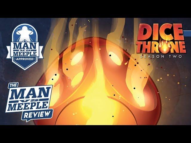 Dice Throne Season 2 Review by Man Vs Meeple (Roxley Games)