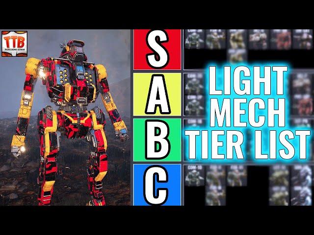 Avoid buying BAD MECHS! - LIGHT MECH TIER LIST - Mechwarrior 5: Mercenaries