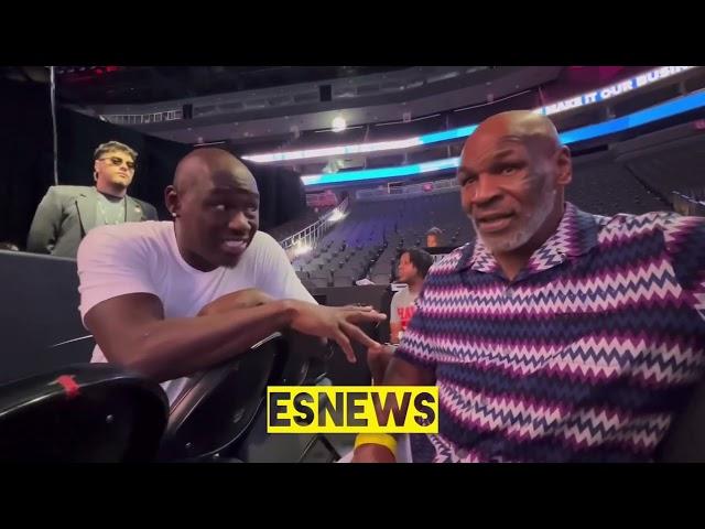 #TarversTake  With the GOAT  @miketyson 