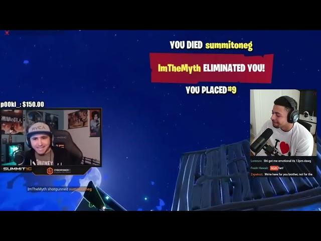 Myth gets emotional at Directed by Fainted's video on live stream