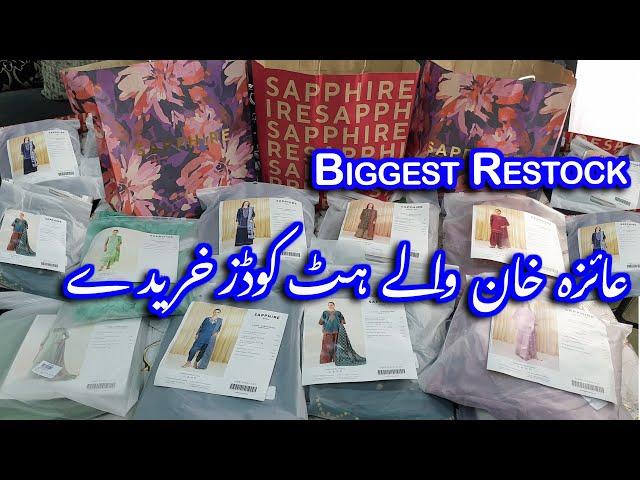 Sapphire ️ Eid Shopping 2025 // Sapphire Hit Codes Restocked  // Sapphire Shopping Haul ️