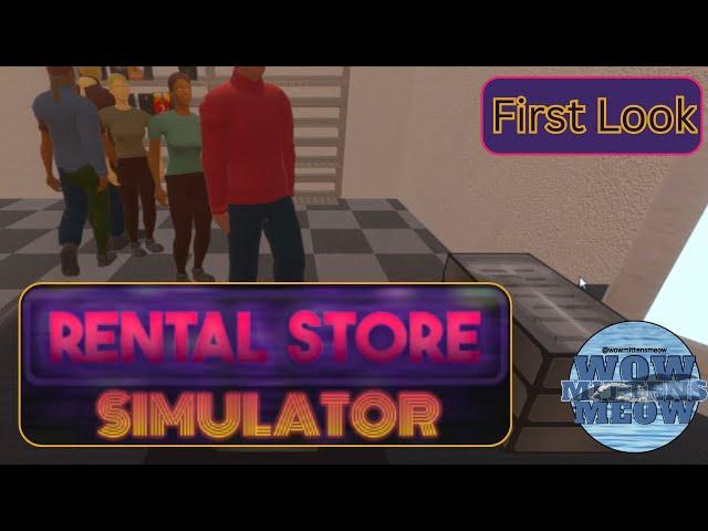 First Look Rental Store Simulator