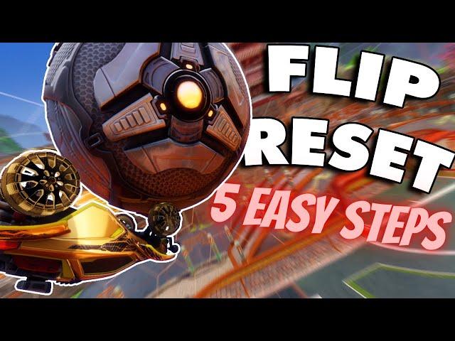 How to EASILY Flip Reset in 45 Seconds | Rocket League