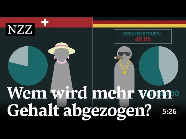 Der grosse Lohnsteuercheck: Wem wird mehr vom Gehalt abgezogen? Deutschen oder Schweizern?