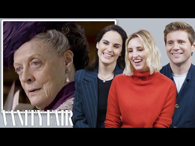 The Cast of Downton Abbey Reviews Maggie Smith's Most Iconic Moments | Vanity Fair