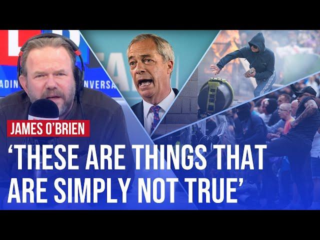 James O'Brien rubbishes 'lies' from the 'far-right' in mammoth monologue | LBC