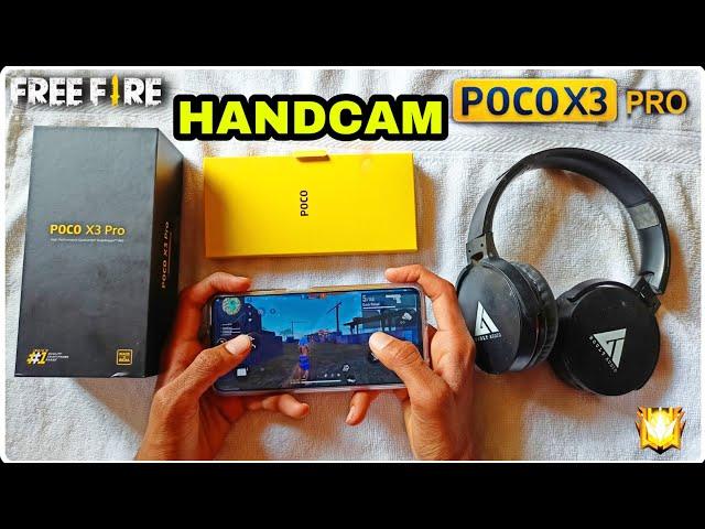 Poco x3 pro unboxing free fire gameplay test 2 finger claw handcam powerful SD860 CPU