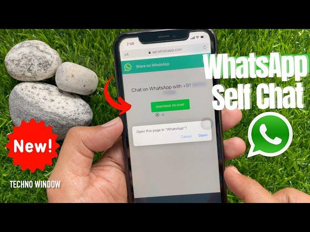 How to Chat With Yourself on WhatsApp | Techno Window