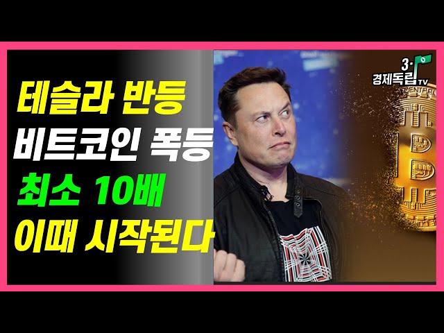 [테슬라 반등.. 비트코인 폭등!! 최소 10배? 이 때 시작된다!! ]#3.1경제독립tv