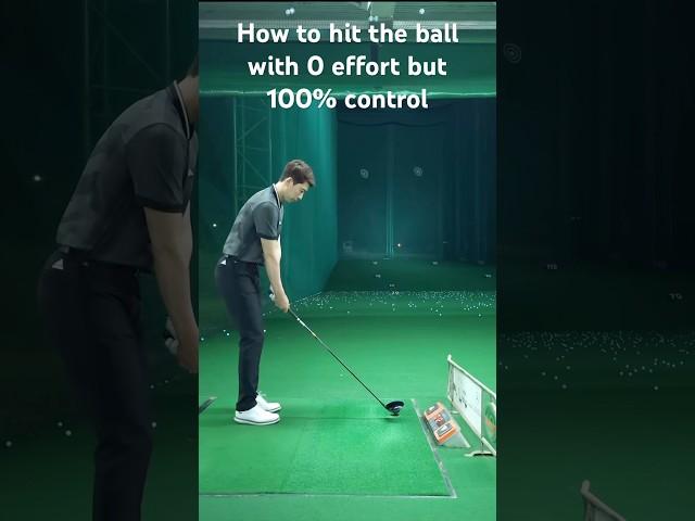 How to gain distance with your driver with less effort  #golf #golfswing #draw #slice #slowmotion