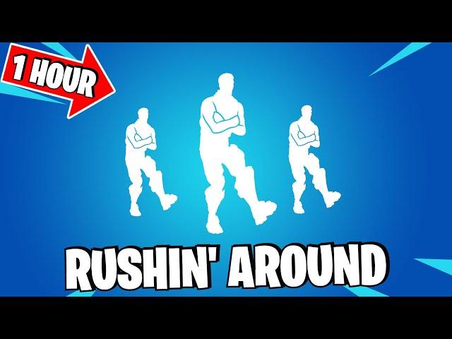 Fortnite Rushin Around Emote 1 Hour Dance! (ICON SERIES)