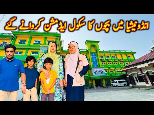 Exciting School Admission Experience in Indonesia Zoraiz and Sherry Mintoo Family vlogs