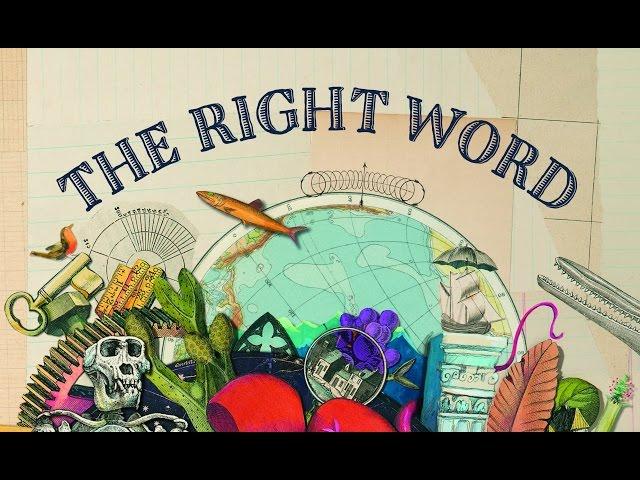 THE RIGHT WORD  Roget and His Thesaurus Book Trailer