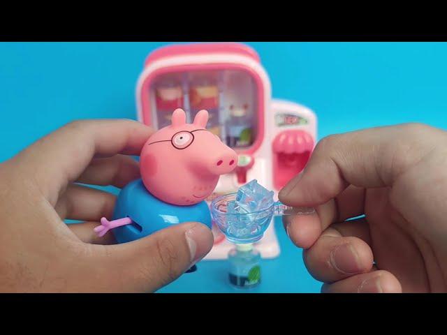 3 Minutes Satisfying with Unboxing & Review Peppa Pig Vending Toy ASMR