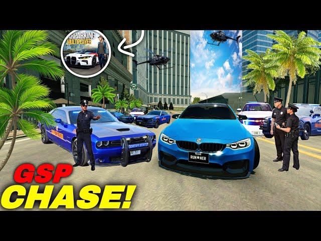 GSP TRIED TO BOX US IN A STRIKER BMW M4!  | CAR PARKING MULTIPLAYER