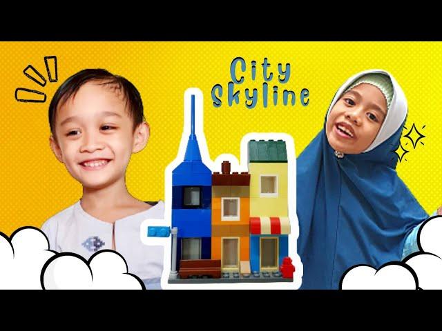 How To Build A City Skyline From LEGO Classic 10698 | LEGO City 