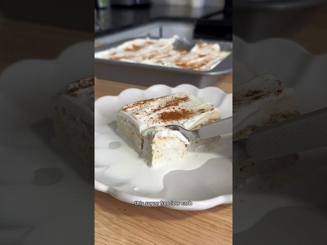 Sugar Free Tres Leches  #lowcarb #sugarfreefood #prediabetes