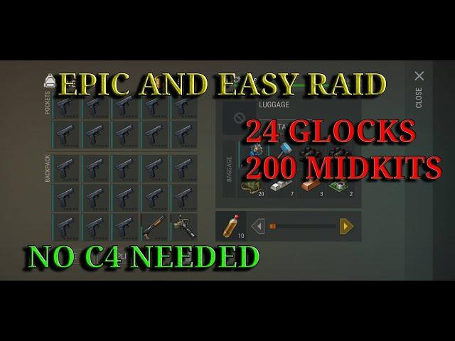 LDOE Raid Base kraken || 25 Glocks || 200 Midkits || Last Day on Earth: Survival - Topic