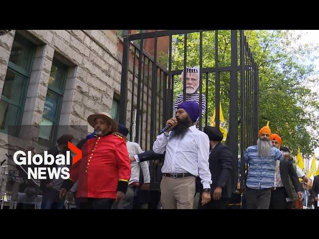 Hardeep Singh Nijjar: Activists mark 1-year anniversary of Sikh leader's death