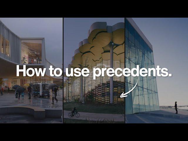 How to design a building from scratch | using precedents