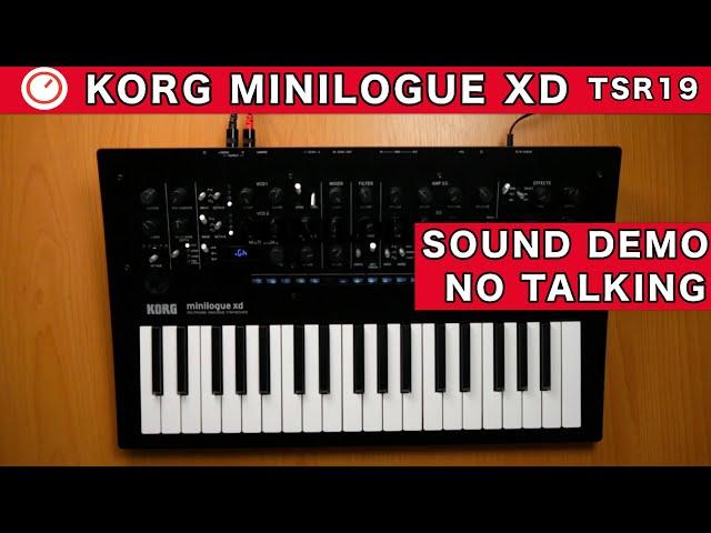 KORG minilogue xd Synthesizer Sound Demos 1 | #TSR19 | SYNTH ANATOMY