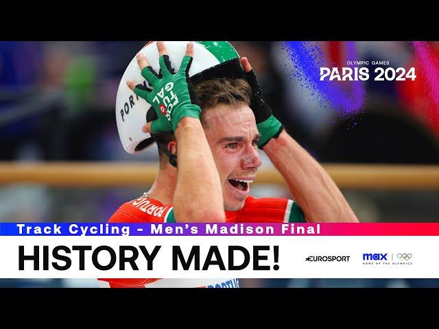 HISTORY MADE FOR PORTUGAL  | Men's Madison Final - Gold | #Paris2024 #Olympics