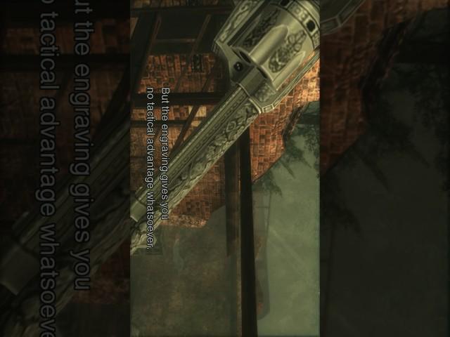 Snake Taunts Ocelot “The engraving gives you tactical advantage whatsoever” - MGS3 Snake Eater