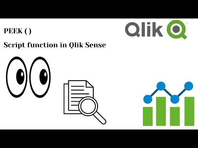 How to use PEEK - script function in QlikSense