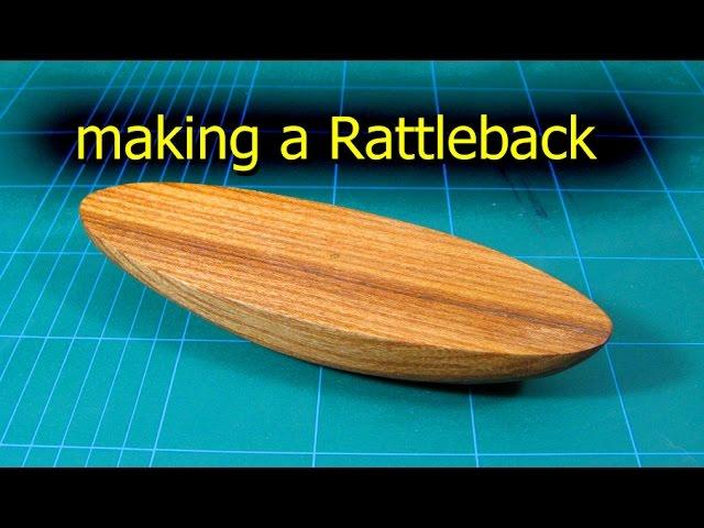 make a Wooden Rattleback - small woodworking project