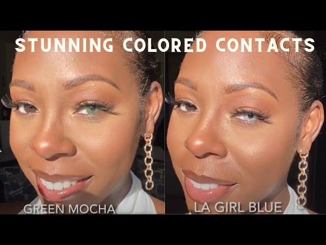 Best Coloured Contact Lenses For Dark Brown Eyes | THEMINTEYE/ COLORCL Try On Review