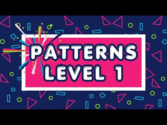 Can You Follow A Pattern? Level 1 | Follow Along Patterns | Movement Patterns