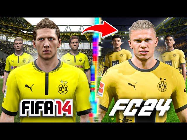 I Rebuild Dortmund From FIFA 14 to FC 24!