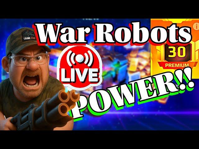 War Robots LIVE: Tank One WR Goes FULL MOTION Action!  WR Gameplay