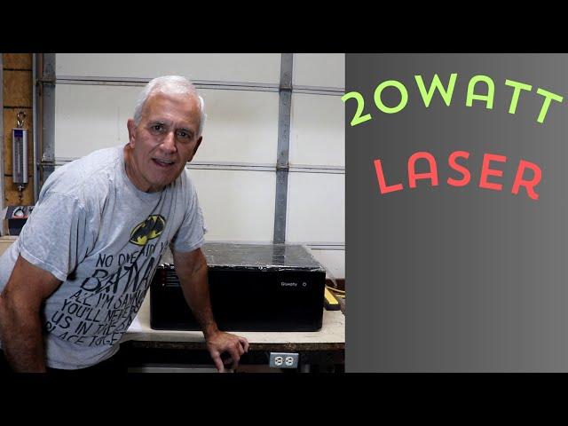 725 RSW Gluwphy 20 Watt Laser Cutter Review and 1st Project