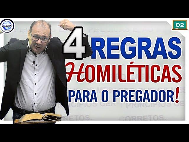 4 Regras da Homilética para o pregador -Curso de HOMILÉTICA - [Aula 2/6] Pr. Lenilberto Miranda