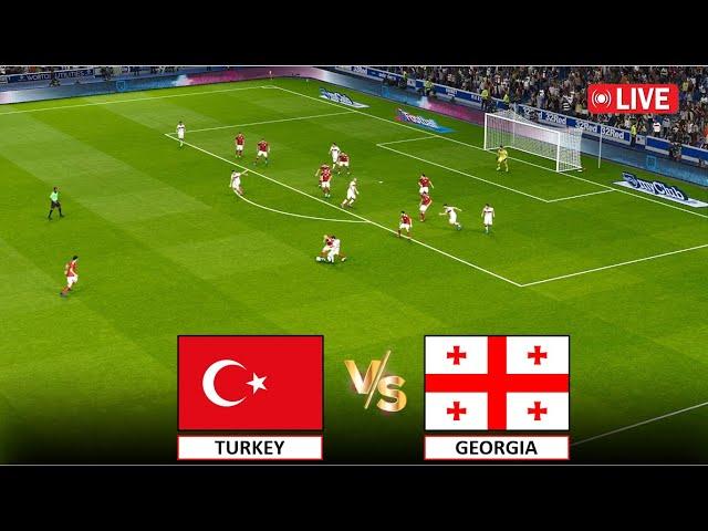 LIVE :TURKIYE vs GEORGIA I I Efootball Pes 2021 GAMEPLAY