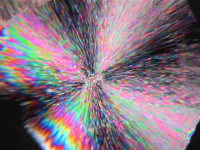 Crystallization of Citric Acid in polarized light