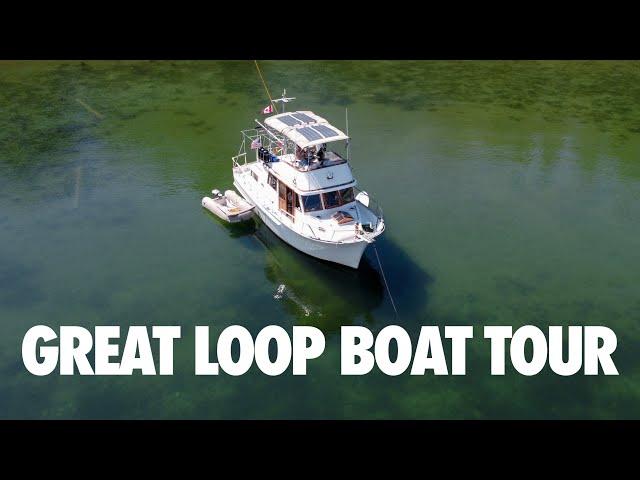 EXTENSIVE GREAT LOOP BOAT TOUR (Features we Love for the Great Loop and Full-Time Cruising)