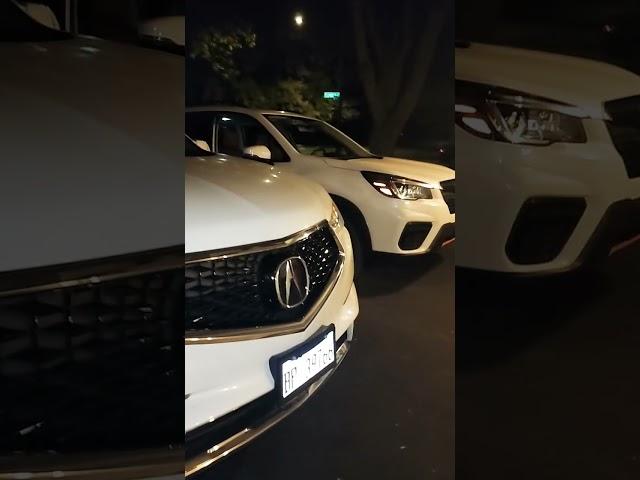 All suv Hyundai Acura MDX and Subaru forester sport