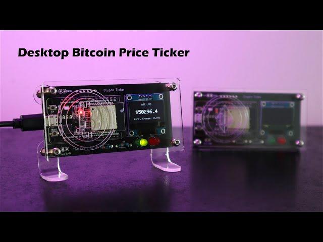 Bitcoin Price Ticker Using An ESP32 and OLED Display