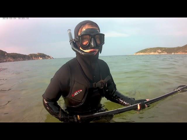 Zıpkınla balık avı,Dalış eğitimi, sığ su bayilmasi,Spear fishing, Diving training