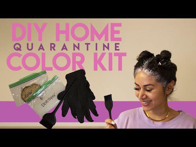 At Home DIY Quarantine Hair Color Kit