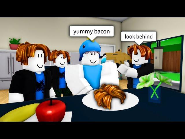 ROBLOX Brookhaven RP BACON Funny Moments (MEMES)