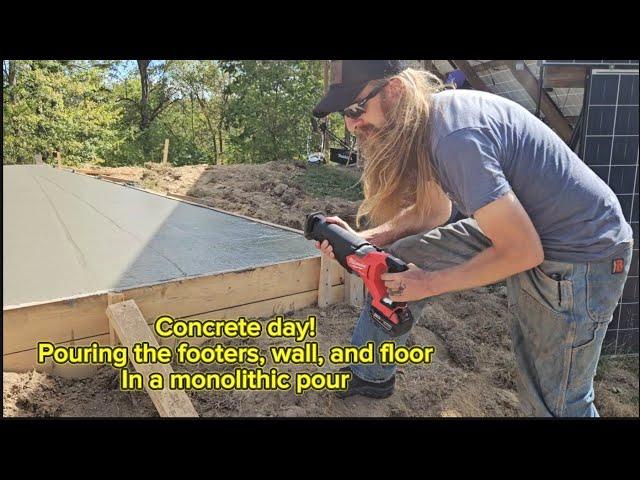 Concrete garage floor!