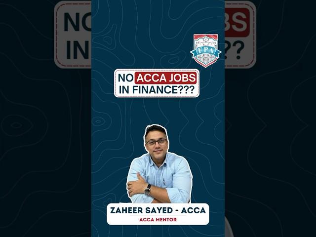 Can ACCAs Build a Career in Finance? | ACCA Careers 2025 | ACCA Jobs 2025 | Zaheer Sayed ACCA