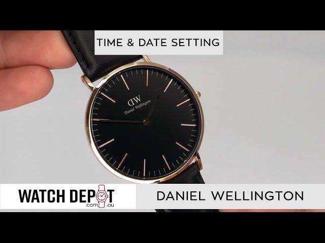 How To Change The Time On A Daniel Wellington Watch -  Tutorial