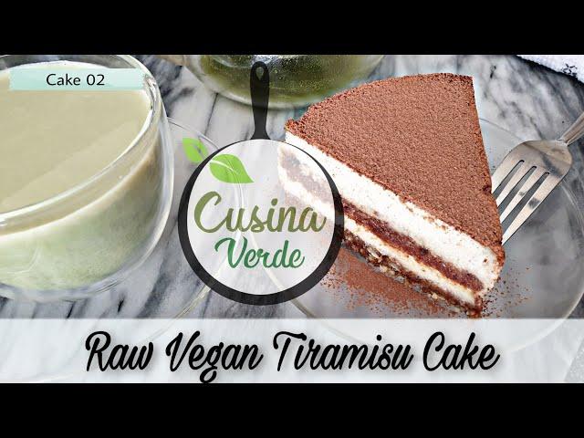 ALCOHOL FREE RAW TIRAMISU RECIPE  ティラミス | VEGAN | PALEO | RAW DESSERT | CUSINAVERDE