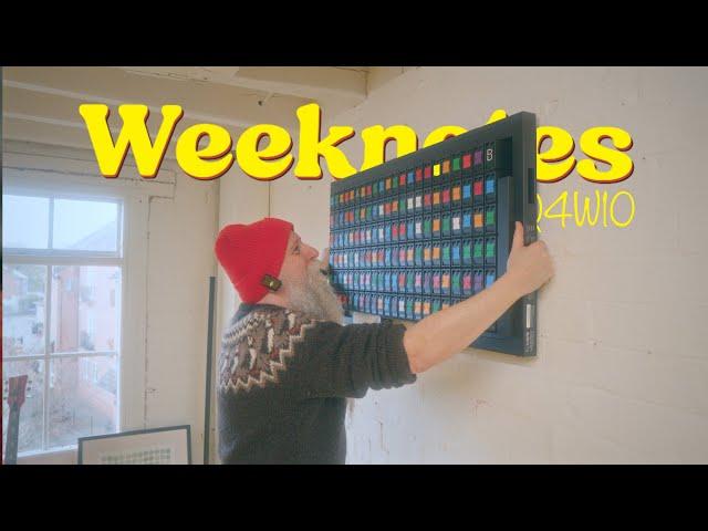 Vestaboard & Plan Chests | Weeknotes Q4 Week Ten