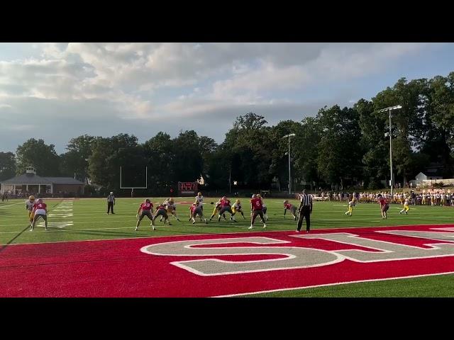 Darius Gray pass breakup for St. Christopher's