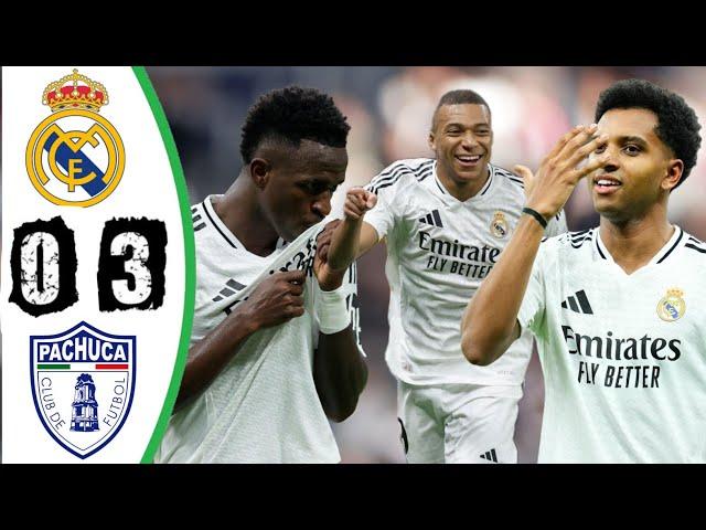 Real Madrid vs Pachuca 3-0 - all goalsand highlights - 2024 / Goal Mbappe